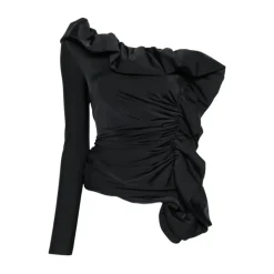 009 Abito Corto Lycra Monosp Voilant