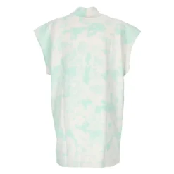 Abito in Jersey con Stampa Tie-Dye e Swoosh