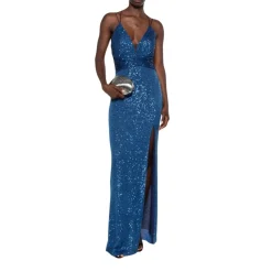 630 Abito Lungo Paillettes