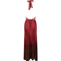 Abito Lungo Senza Maniche in Lurex