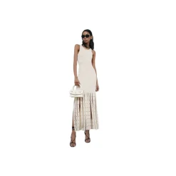 Abito Maxi in Viscosa con Frange