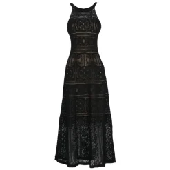 Abito Midi con Scollo all'Americana all'Uncinetto
