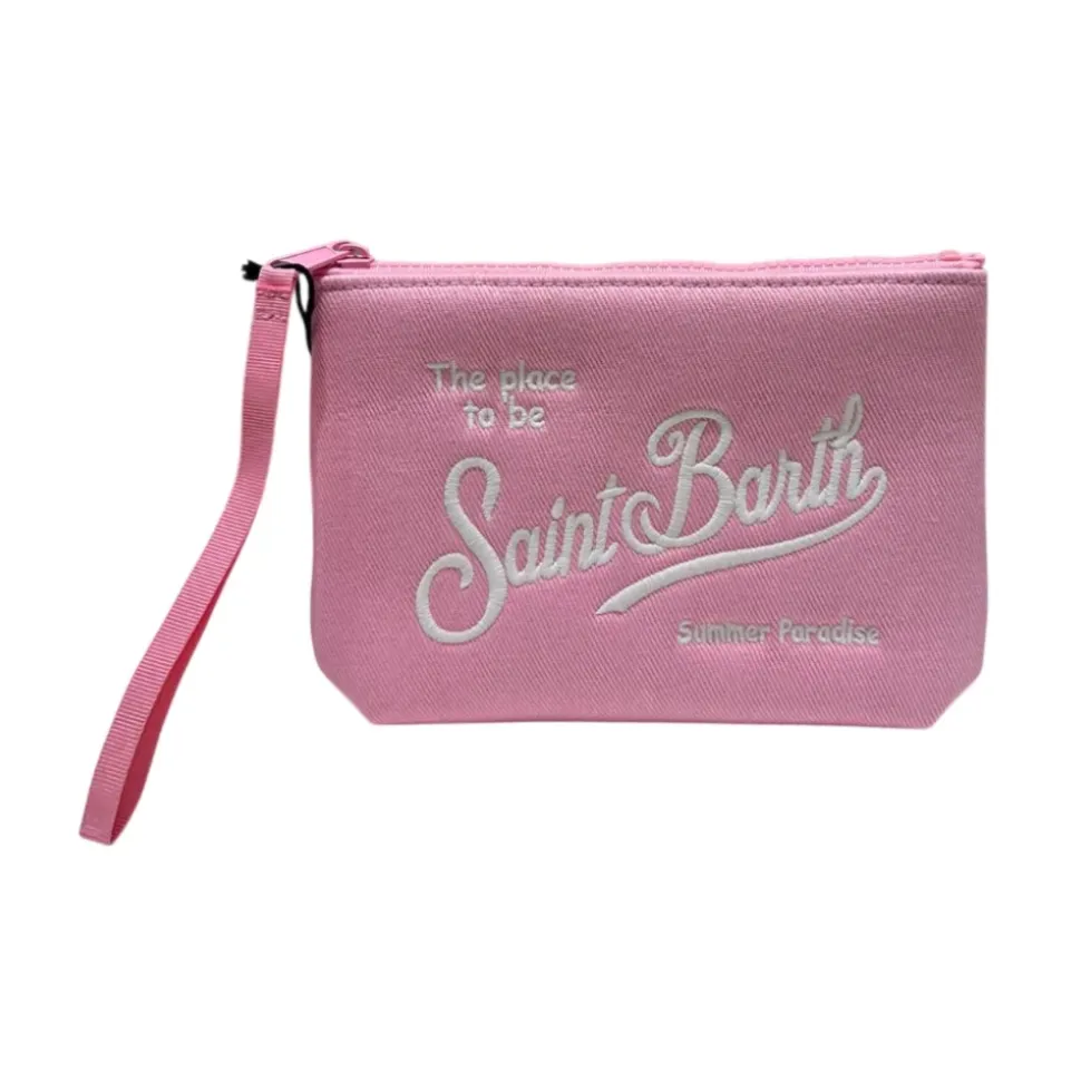 Aline Denim Clutch