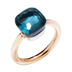 Anello Nudo Classic London Blue Topaz