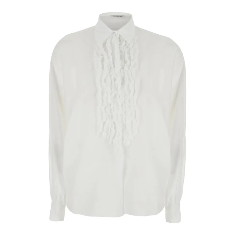 Antonia Slim Ruffle Shirt