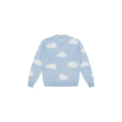 Archive Clouds jacquard cotton pullover