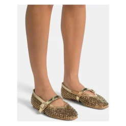 Ballerina in rete con strass