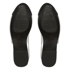 Ballerine bicolore in pelle