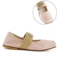 Ballerine con logo cinturino elasticizzato con logo numerico