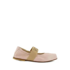 Ballerine con logo cinturino elasticizzato con logo numerico