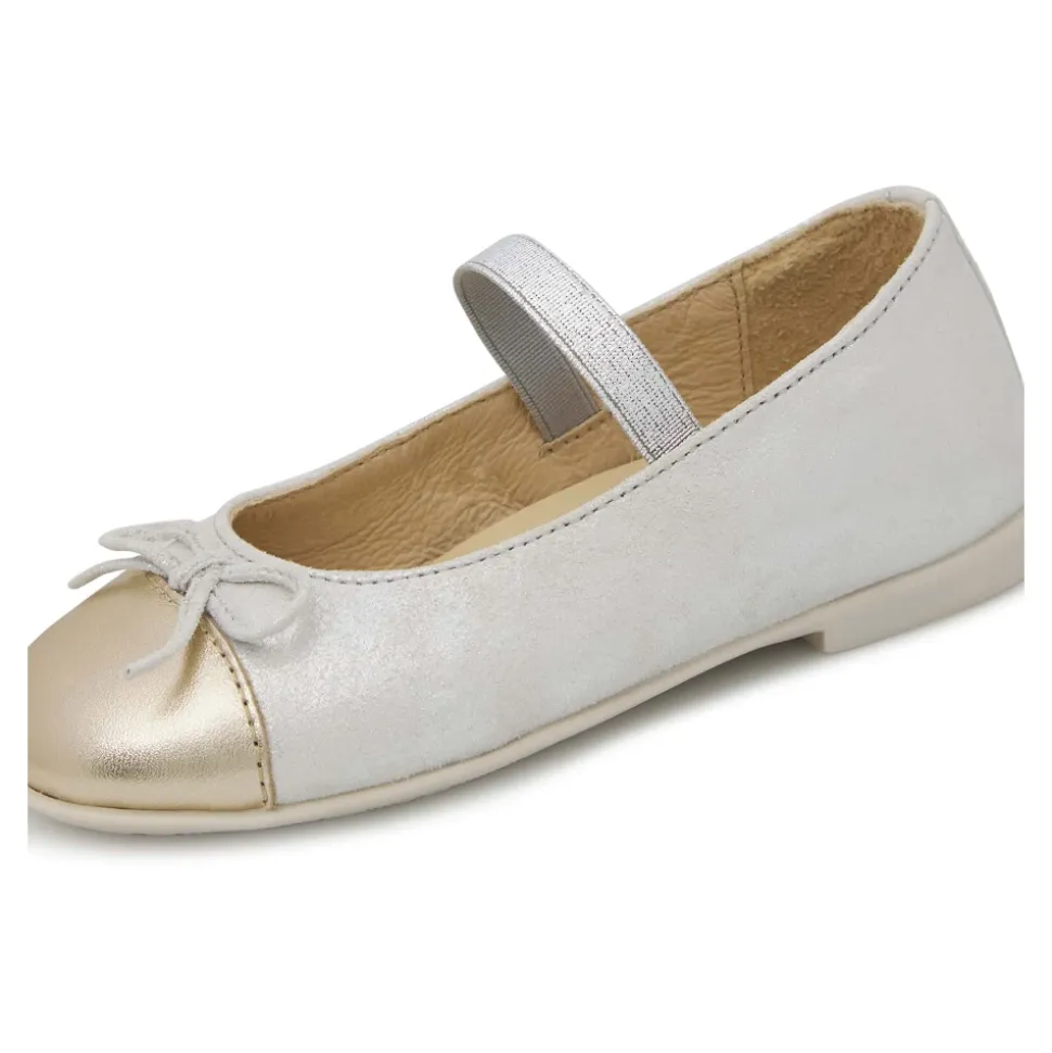 Ballerine in pelle laminata CROISE' TIP