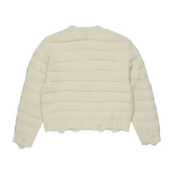 Bambini Maglione con Logo Beige