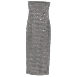 Beaded Maxi Tube Dress