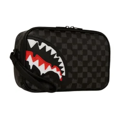 Beauty Case Pochette in Ecopelle Shark