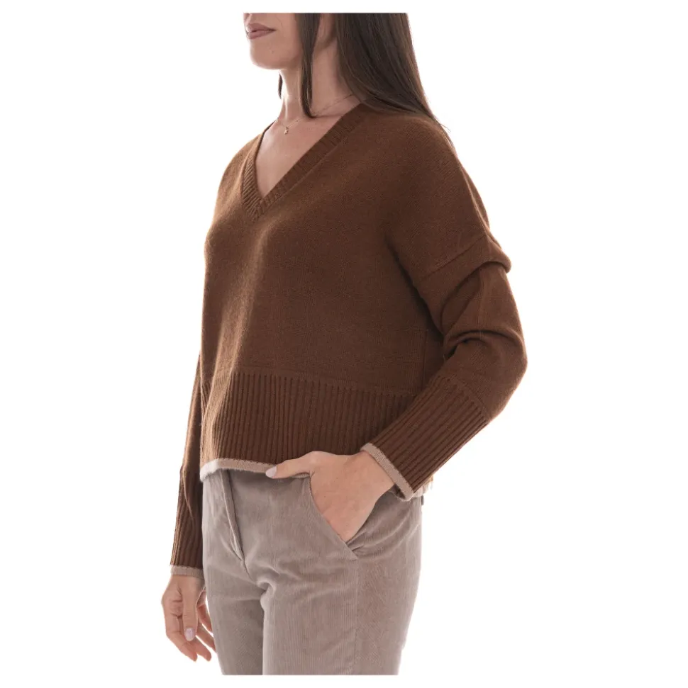 Biglia V-neck pullover