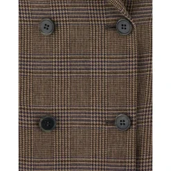 Blazer Doppiopetto a Quadri