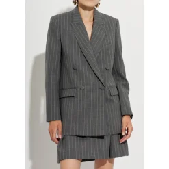 Blazer doppiopetto gessato