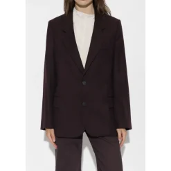 Blazer in Lana con Doppio Spacco