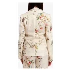 Blazer in Lino Floreale