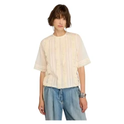 Blusa Amanda di Semicouture in mussola di cotone