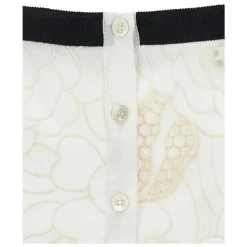 Blusa con Scollo Quadrato e Pizzo