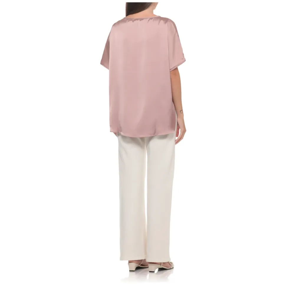Blusa Girocollo Manica Corta