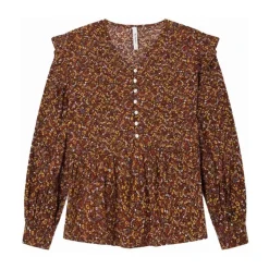 Blusa Svolazzante a Maniche Lunghe
