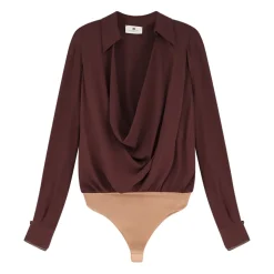 Body Scollo Drappeggiato