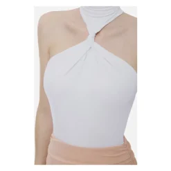 Bodysuit in crêpe jersey