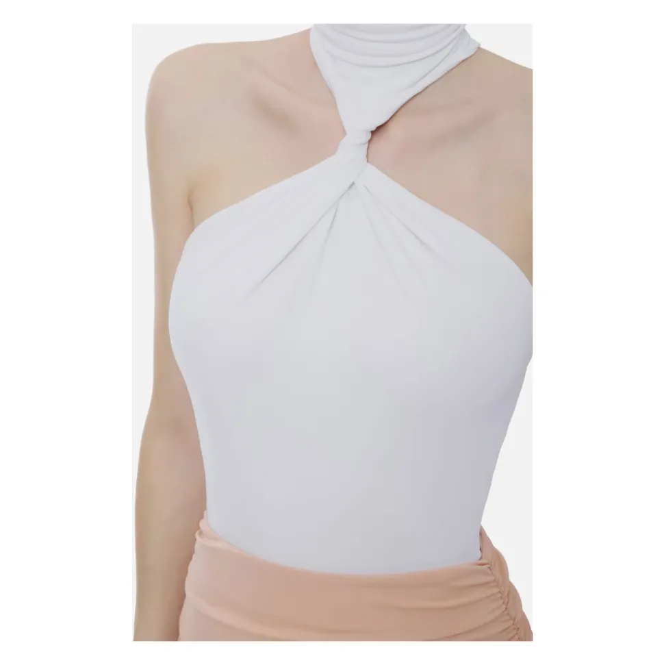 Bodysuit in crêpe jersey