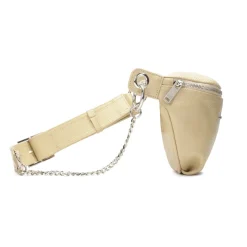 Borsa a marsupio in pelle beige