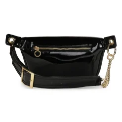 Borsa a marsupio in pelle laccata