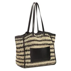 Borsa a spalla estiva in rafia