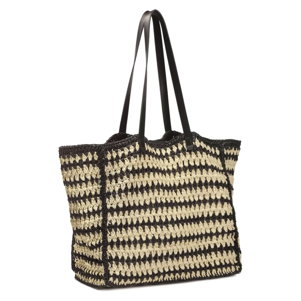 Borsa a spalla estiva in rafia