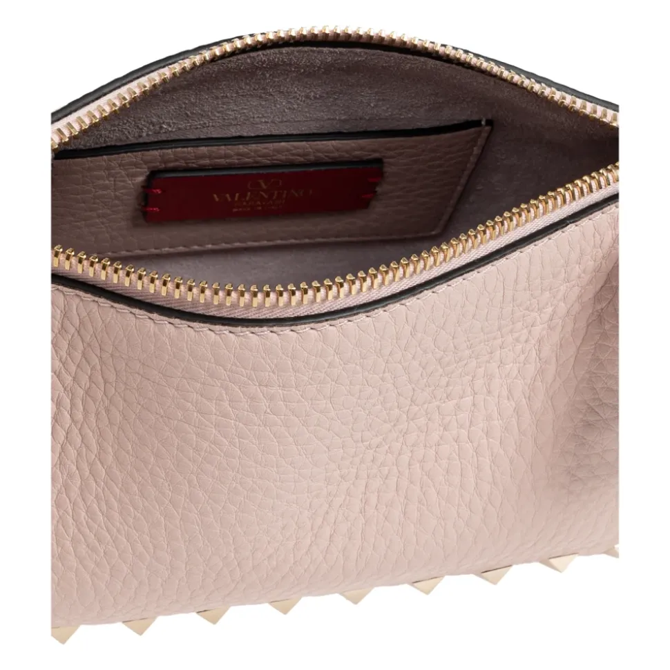 Borsa a spalla Rockstud piccola in pelle