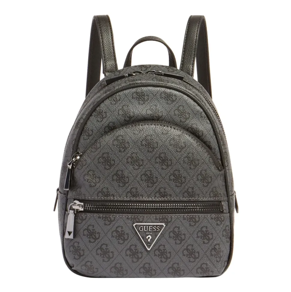 Borsa a tracolla con logo carbone