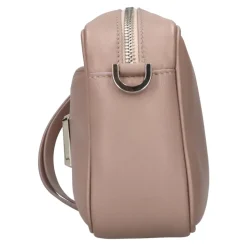 Borsa a tracolla con placca logo