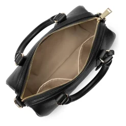 Borsa a tracolla con zip Milano Ana Nero