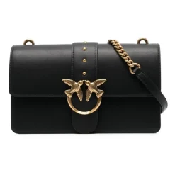 Borsa a tracolla in pelle con fodera in cotone