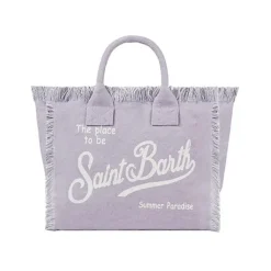 Borsa da mare piccola Colette Lilla Frange