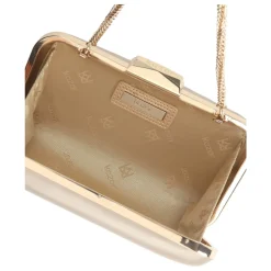 Borsa da sposa beige a forma di scatola rigida
