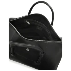 Borsa da viaggio nera a mano e a tracolla