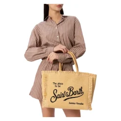 Borsa di paglia con manico