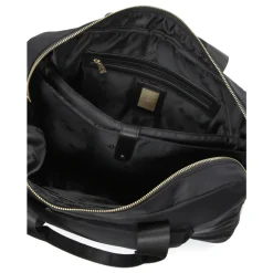 Borsa Laptop in Tessuto Nera con Manici