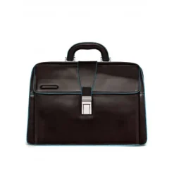 Borsa Medico in Pelle Blu Square