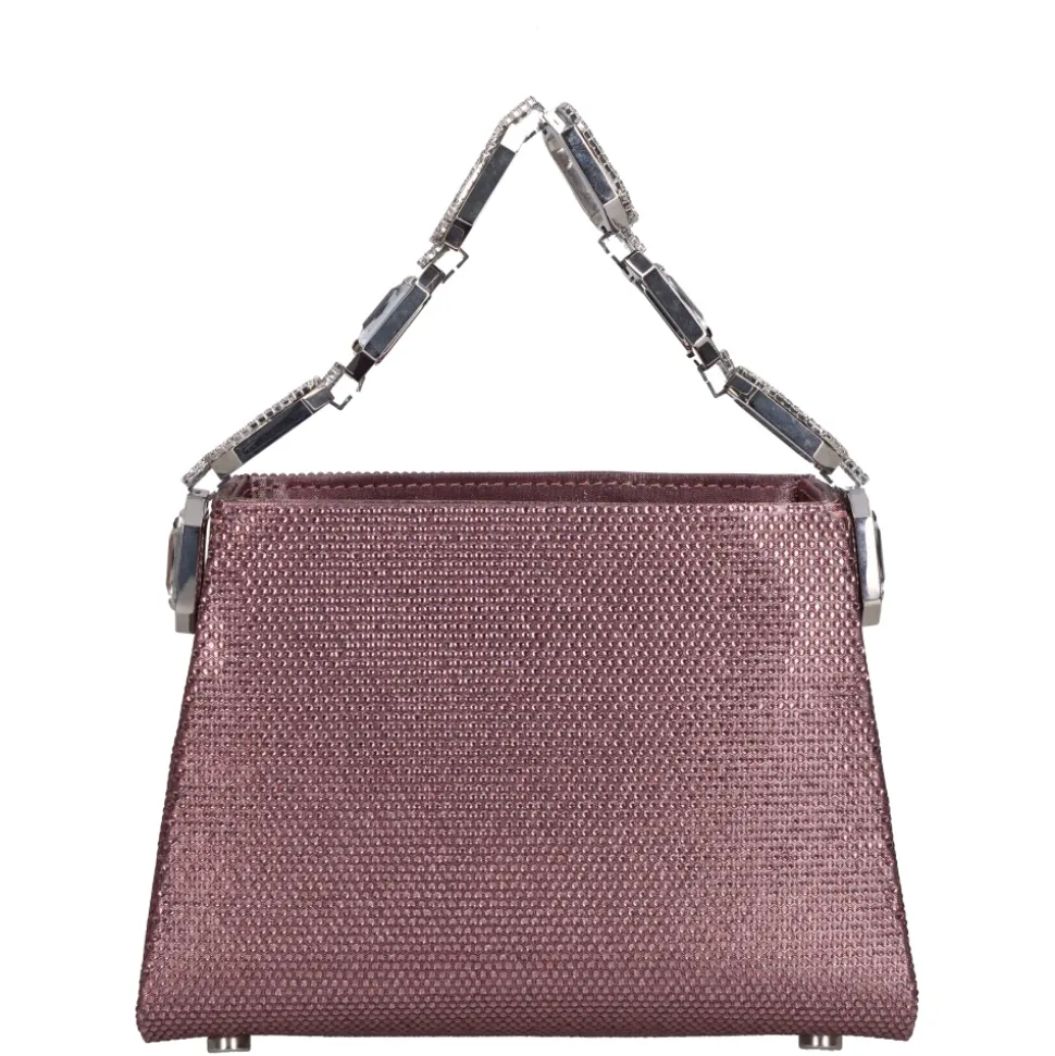Borsa Nicky in Lamé e Strass