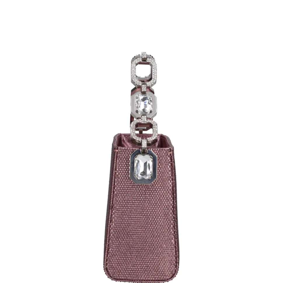 Borsa Nicky in Lamé e Strass