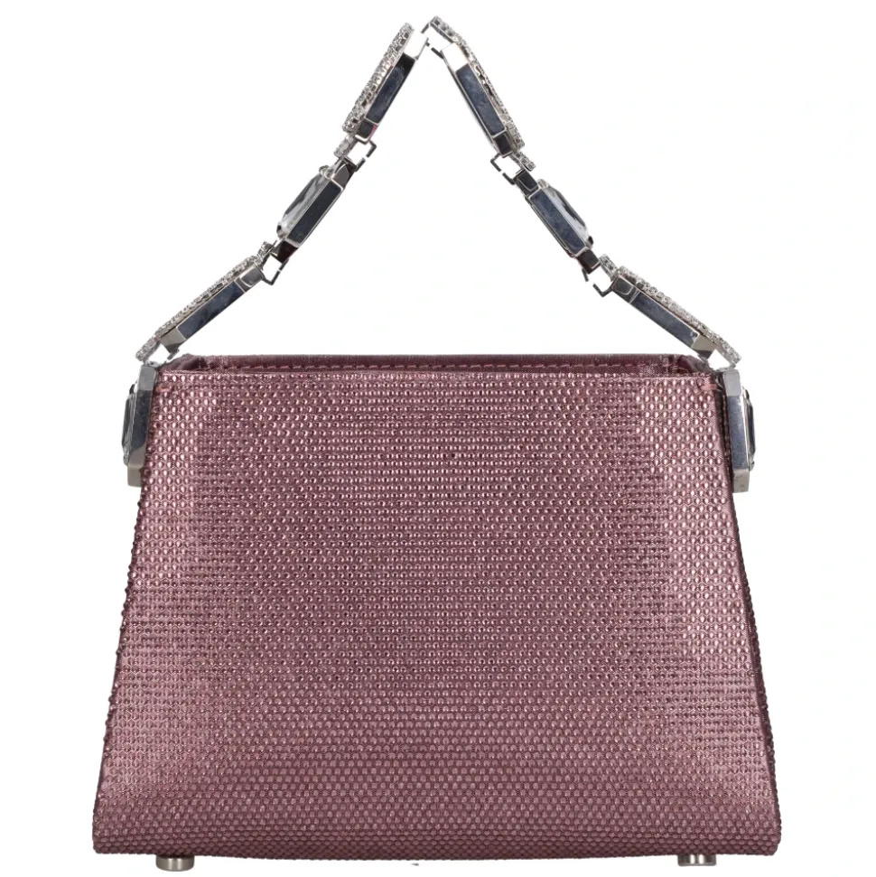 Borsa Nicky in Lamé e Strass