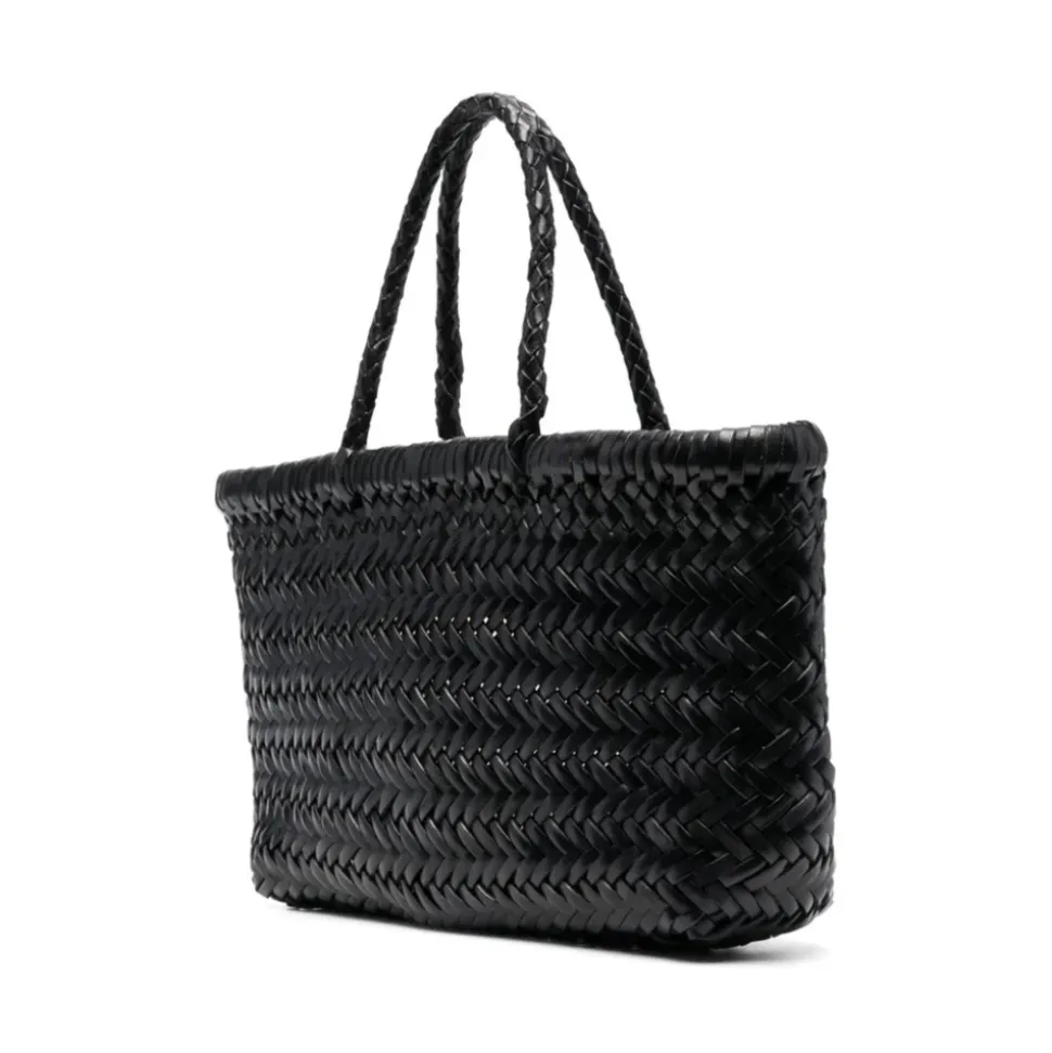 Borsa Tote Intrecciata in Pelle
