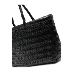 Borsa Tote Intrecciata in Pelle